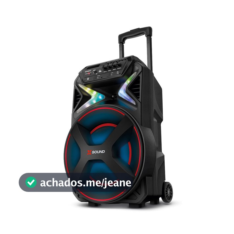 Caixa de Som Acústica Bluetooth 500W Xsound Mondial CM500