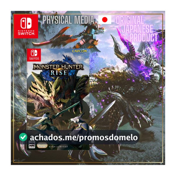 🦖 Monster Hunter Rise (Nintendo Switch) - Edição Japonesa 🇯🇵⚔️