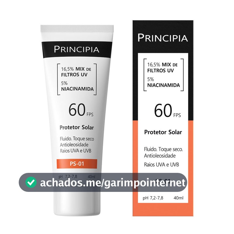 Protetor Solar Facial PS-01 FPS 60 Principia