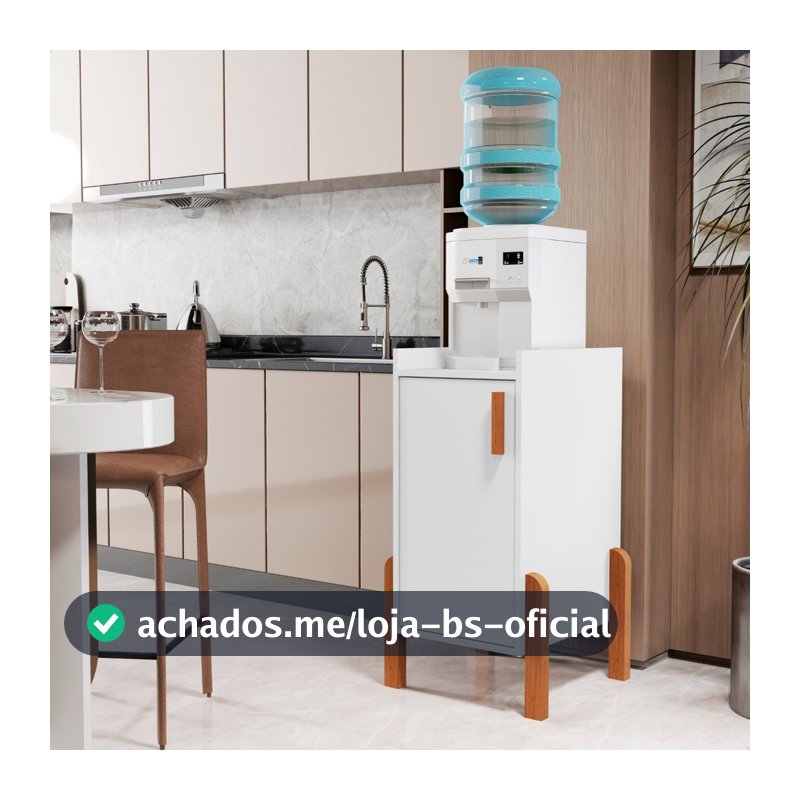 Armario Balcão Organizador Multiuso Galão de Agua Bebedouro e Suporte Bebedouro Cozinha Escritorio
