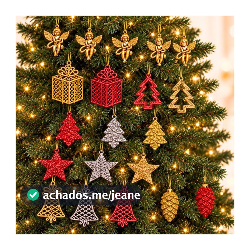Enfeites Pingentes Bolinhas Arvores de Natal