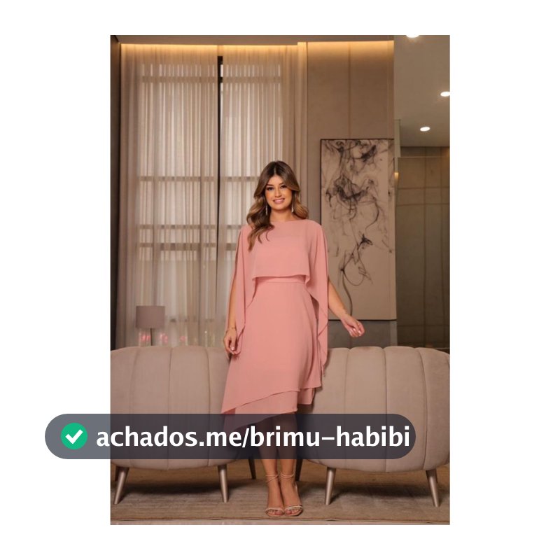 Vestido Midi todo em Chiffon, manga capa todo elegante social, para convidadas de casamento e eventos em geral