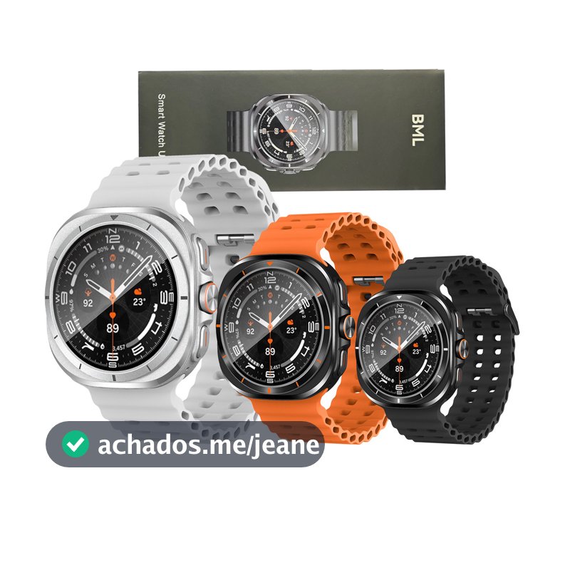 Smartwatch Relogio BW99ULTRA 1.43inch GPS NFC Whatsapp Gps Assistente De Voz Academia Corrida
