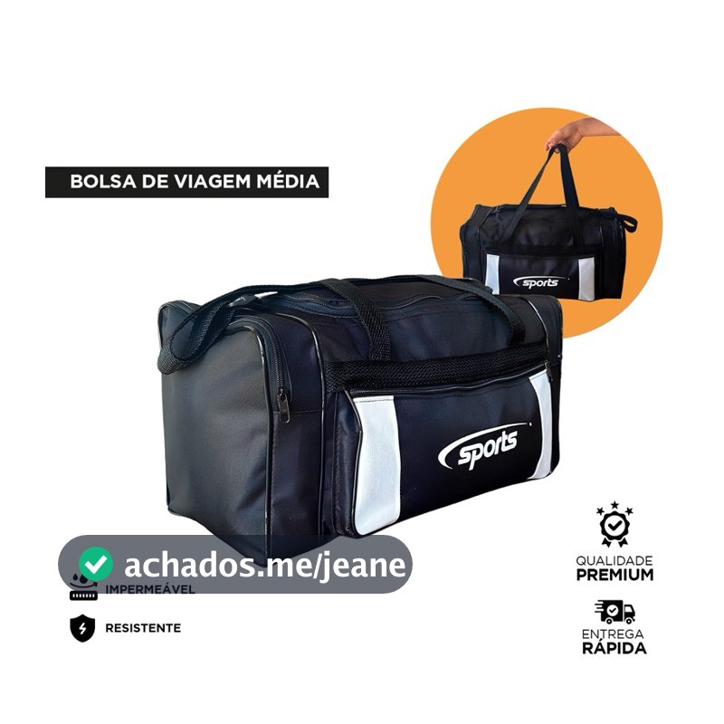 Bolsa Mala de Viagem Impermeável Reforçada