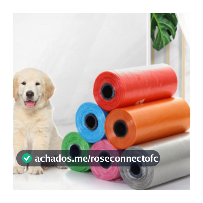 150 Refil Saco Prático Biodegradável Para Animais De Estimação Saquinho Pet Promoção