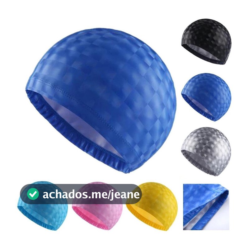 Bonés De Banho Em Tecido PU Homens Mulheres Chapéu De Piscina Crystal Water Cube Grades À Prova D'água Orelhas De Proteção Para Cabelos Longos Acessórios Esportivo