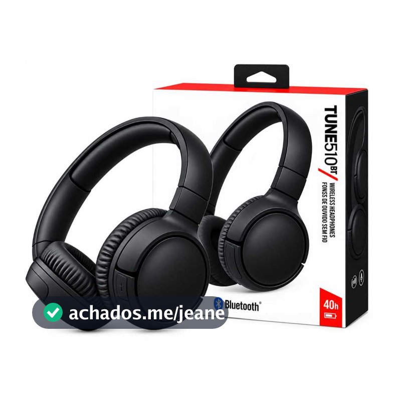 Fone De Ouvido Sem Fio T510 BT 760 Bluetooth Cartão De Memória