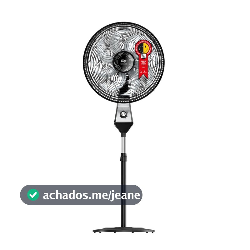 Ventilador de Coluna 50cm WAP 180W 8 Pás Silencioso Flow Turbo