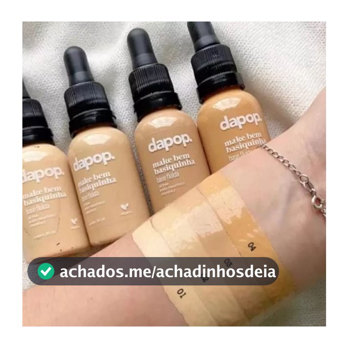 Base Fluída Vegana Dapop Make Bem Basiquinha
