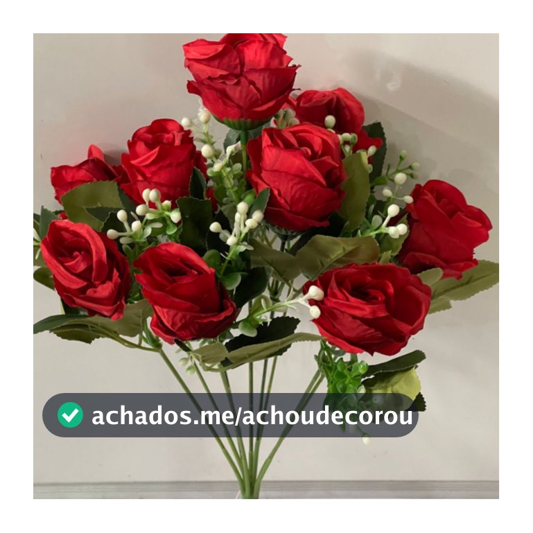 Rosa com 9 flores (bolinha) cc297