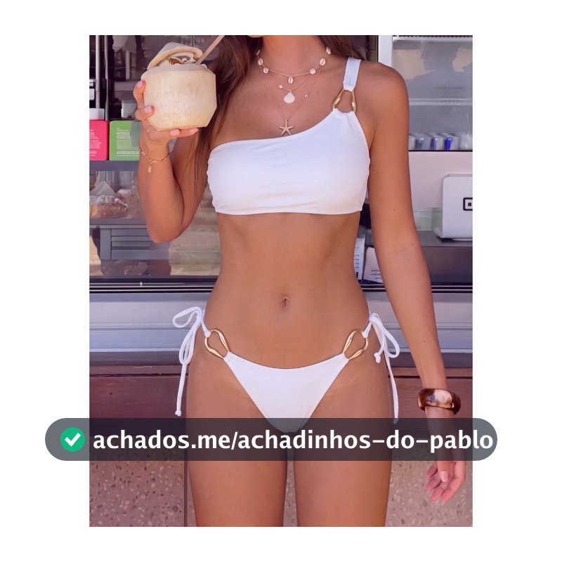 Biquini Mula Manca Argola Amarração Lateral Moda Praia Verão