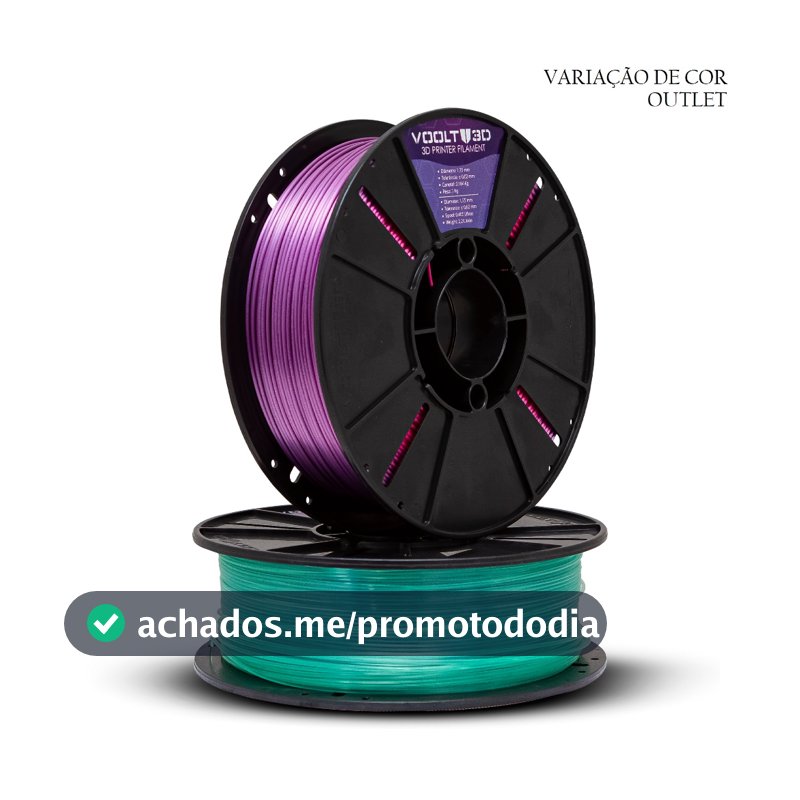 Filamento Outlet 1kg - Para Impressora 3D FDM - Voolt3D Oficial