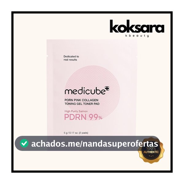 Medicube PDRN Pink Collagen Toning Gel Toner Pads 5g 2 pads