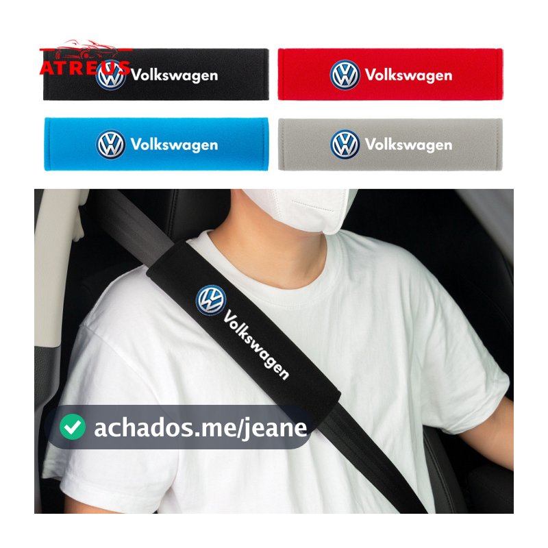 2 Peças Para Volkswagen Carro De Pelúcia Cinto De Segurança Tampa Do Ombro Cinto De Segurança Capa Do Carro Para Volkswagen Golf Mk4 Mk7 MK3 jetta mk6 Up Passat b5 b6 b7 Tiguan VW Polo 9n 9n3 gol g5 g4 g3 g6 Nivus Fox new Beetle Virtus