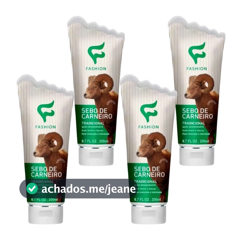 Sebo De Carneiro Tradicional 200ml - Fashion Cosméticos
