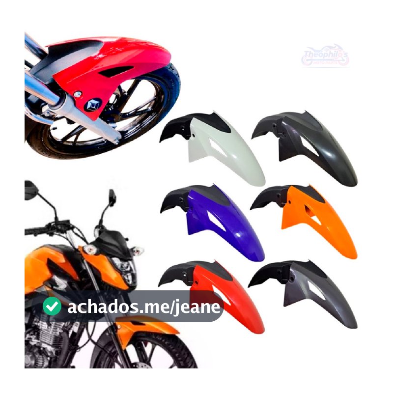 Paralama CG 160 Dianteiro A + B Modelo 2025 Fan CG Titan Start 2014 ATÉ  2025 Cores