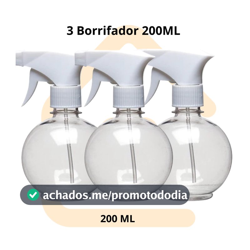 Borrifador 200ml Com Gatilho Branco Modelo Bolinha P/ Cabelereiros Manicure Salão Cabelo Barba