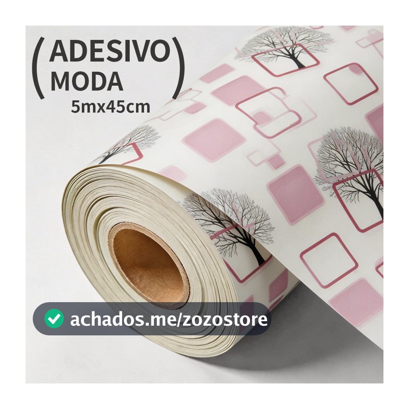 Adesivo 3D Árvore Rosa Estilo Luxuoso Autoadesivo Impermeável Removível para Sala Quarto Infantil Banheiro Móveis5M45CM