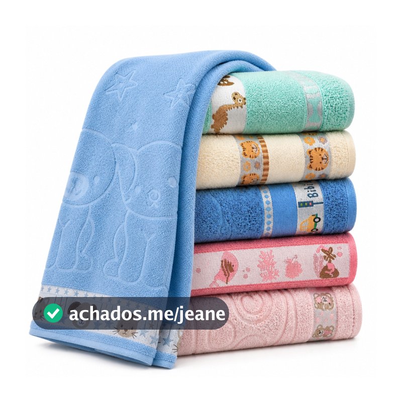 Toalha Bebê Infantil Banho 100% Algodão Macia Para Bordar Nome Enxoval Bebe Luxo Presente Cha bebe