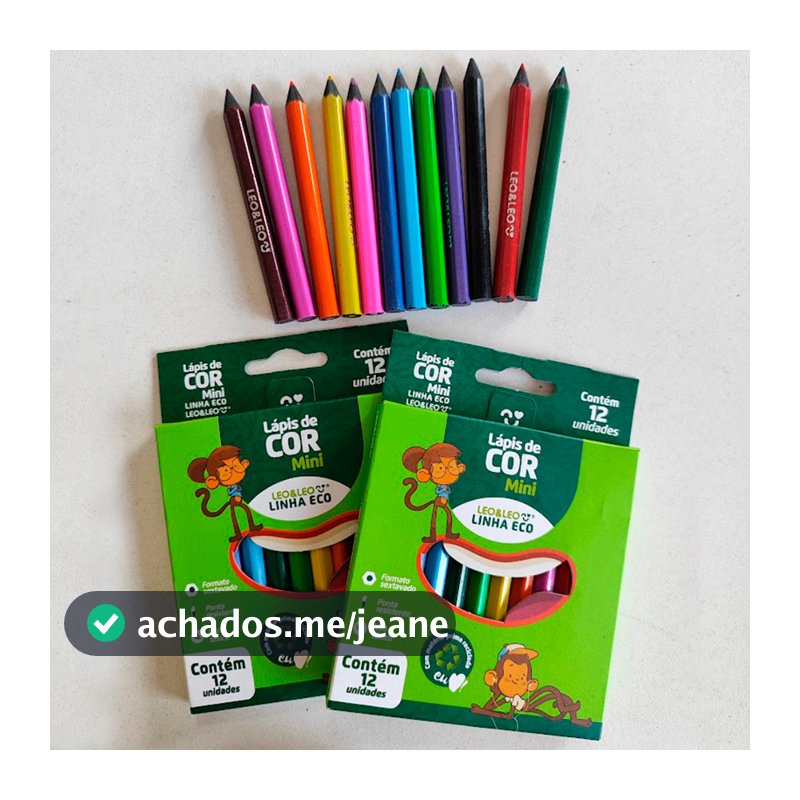 Kit 10 CAIXAS Lapis De Cor + 10 Fitilhos + 10 Embalagens para lembrancinha