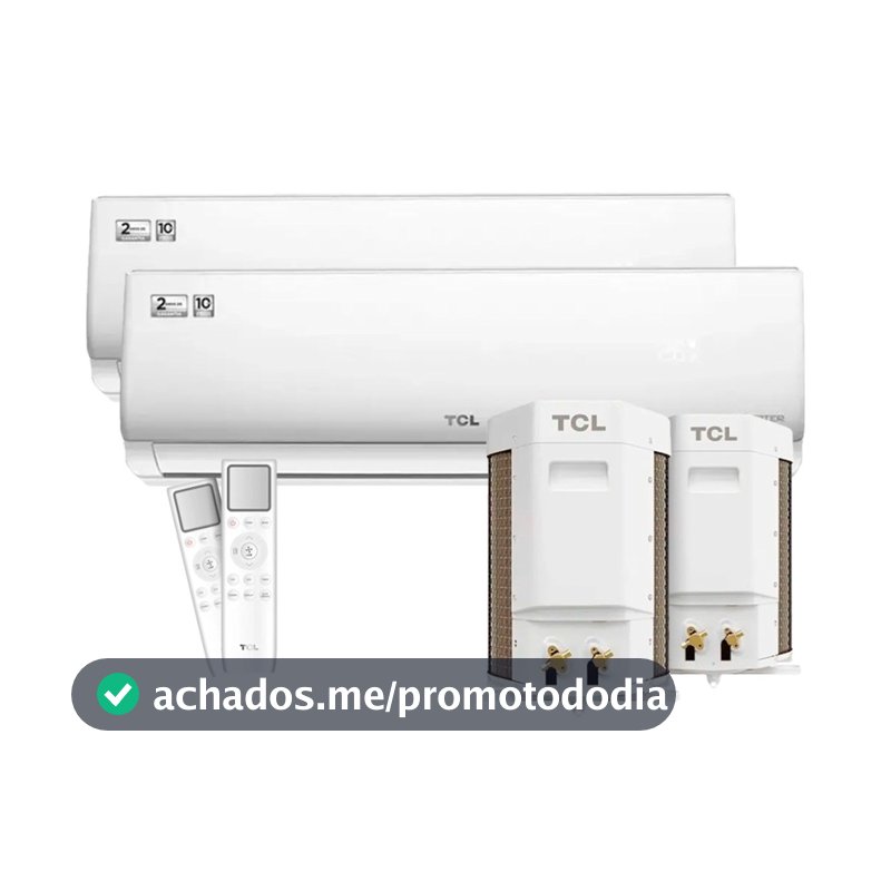 Combo De Ar Condicionado Tcl Inverter Tac-09cgv-Inv Elite Gv 9000 Btus Branco 220v