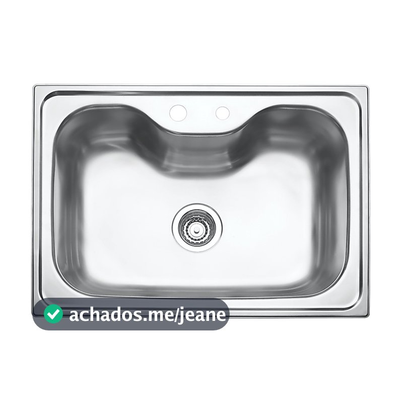 Cuba Tramontina Morgana 60fx Undermount em Aco Inox Acabamento Acetinado 69x49 Cm com Valvula
