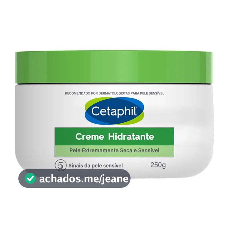 Creme Hidratante Cetaphil para Pele Extremamente Seca e Sensível 250g