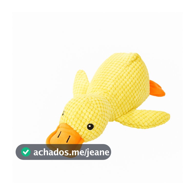 Brinquedo Para Pet Cão | Poliéster | Pelúcia Pato