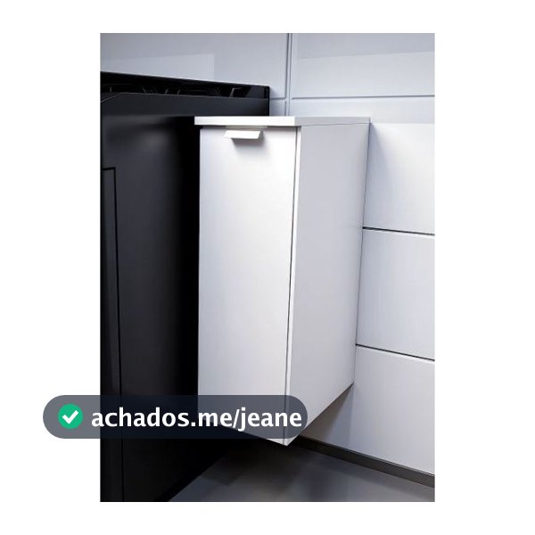 Porta condimentos tempero em MDF com corrediça telescópica cozinha planejada