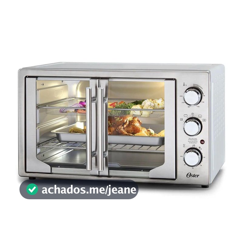 Forno e Fritadeira  Oster 42L French Door 2 Em 1 110V