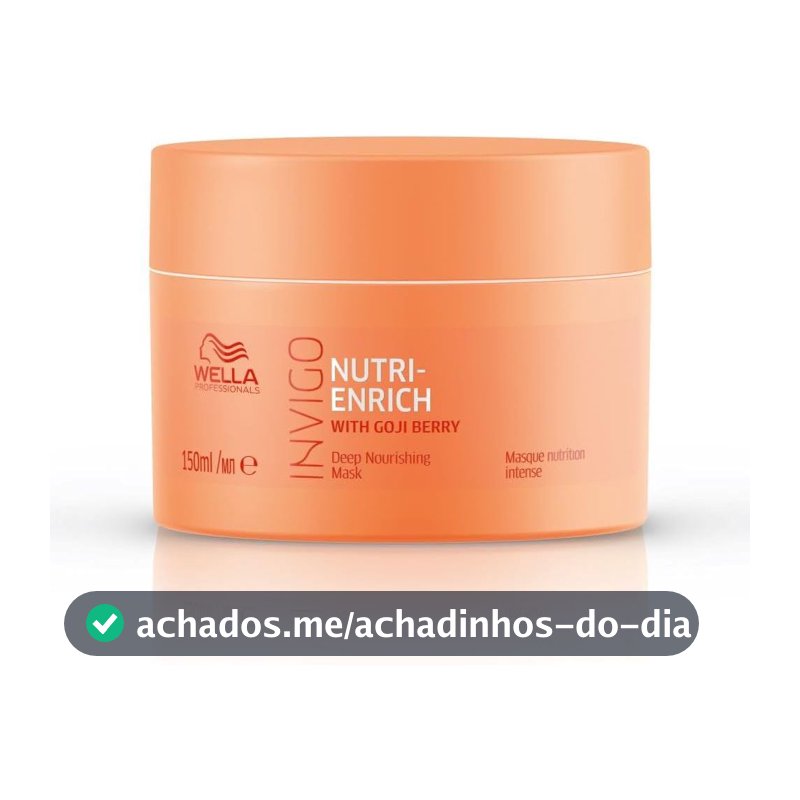 Máscara Invigo Nutri Enrich Wella 150ml