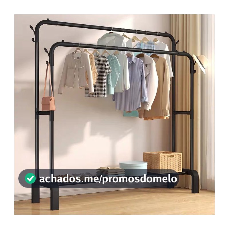 Cabide de roupas de poste único/duplo, cabideiro de secagem de roupas para serviços pesados, cabide de chão para varanda