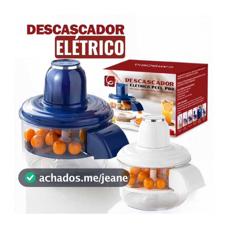 Descascador Elétrico Para Descascar Uvas Frutas Alho Tomate