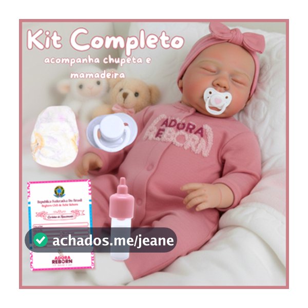 Boneca Bebê Reborn Menina Siliconada Envio Rápido Com Itens