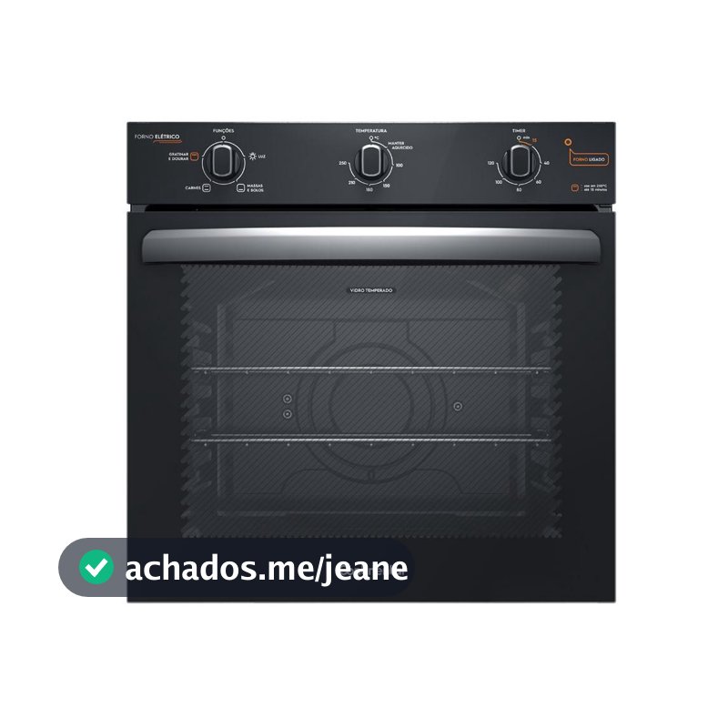 Forno de Embutir Elétrico Continental 80L com TOPLimpaFácil (OC8EM)