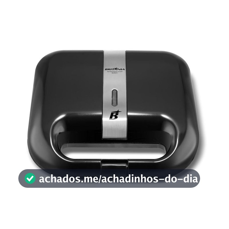 Sanduicheira e Grill Britânia 2 em 1 750W BGRE01