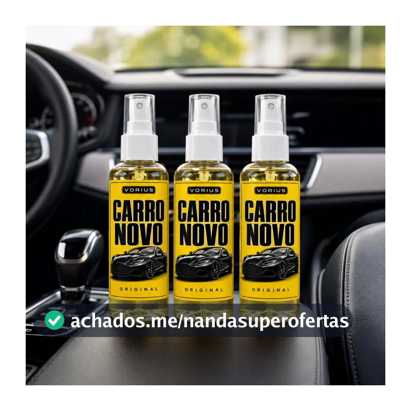 Aromatizante de Carro Novo Spray Perfume Para Carro Cheirinho de Concessionária Original
