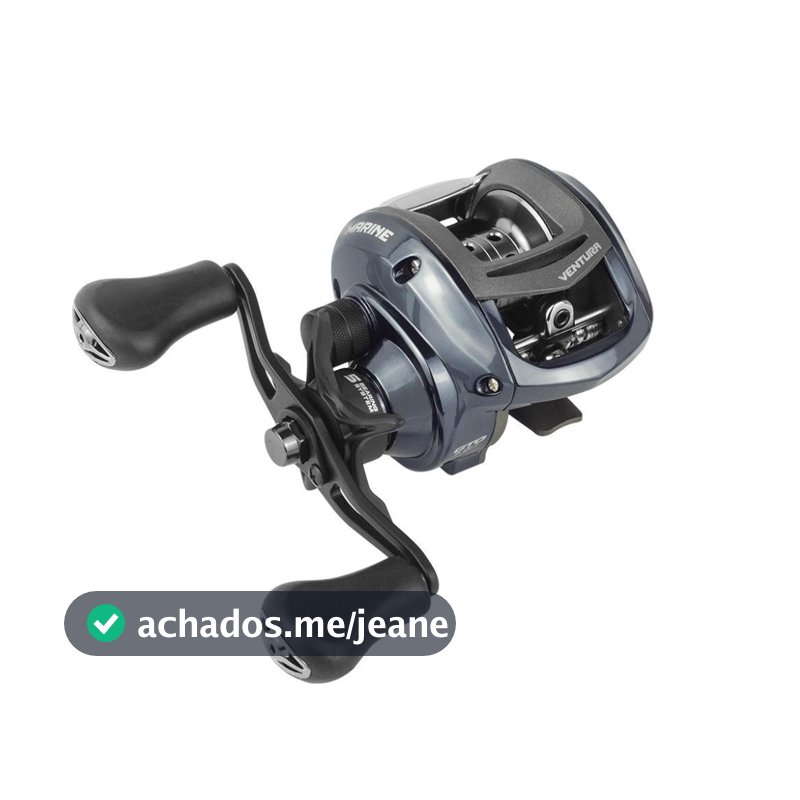Carretilha De Pesca Marine Sports New Ventura Vt5 - 5 Rolamentos - Drag: 4kg - Recolhimento 7.0:1