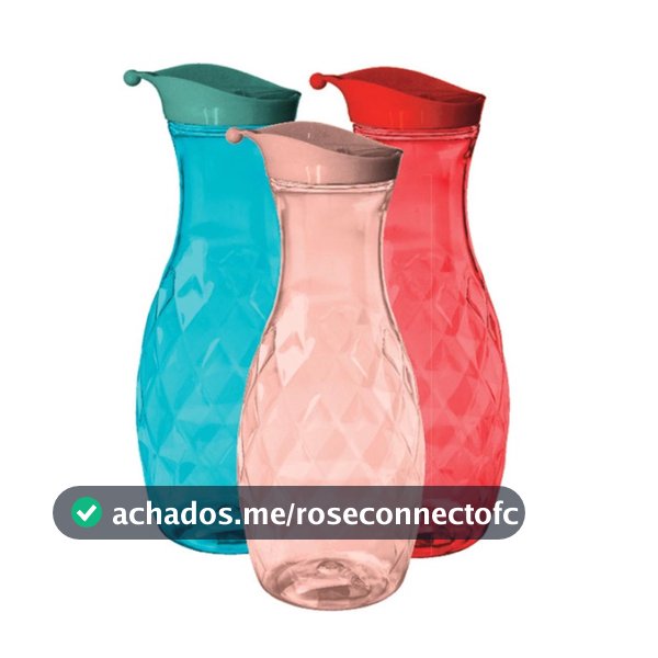 Garrafa Cristal 1200ml Color Sortida Ideal para Armazenamento de Bebidas e Uso Diário em Casa
