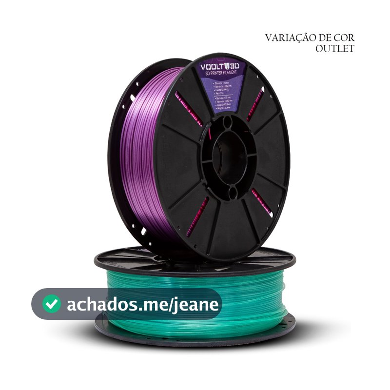 Filamento Outlet 1kg - Para Impressora 3D FDM - Voolt3D Oficial