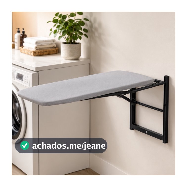 Mesa Passar Dobrável Parede Compacta Retrátil DobraMax Resistente Funcional