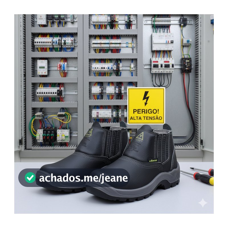 botina de eletricista masculina biqueira composite