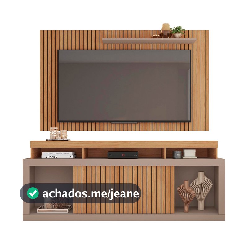 Rack com Painel para TV até 65 Polegadas Life Caemmun
