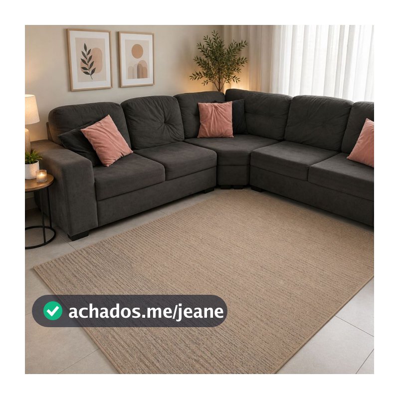 Tapete Decorativo Moderno Domani 1,50x2,00 Para Sala Quarto Escritório Macio Sofisticado Premium