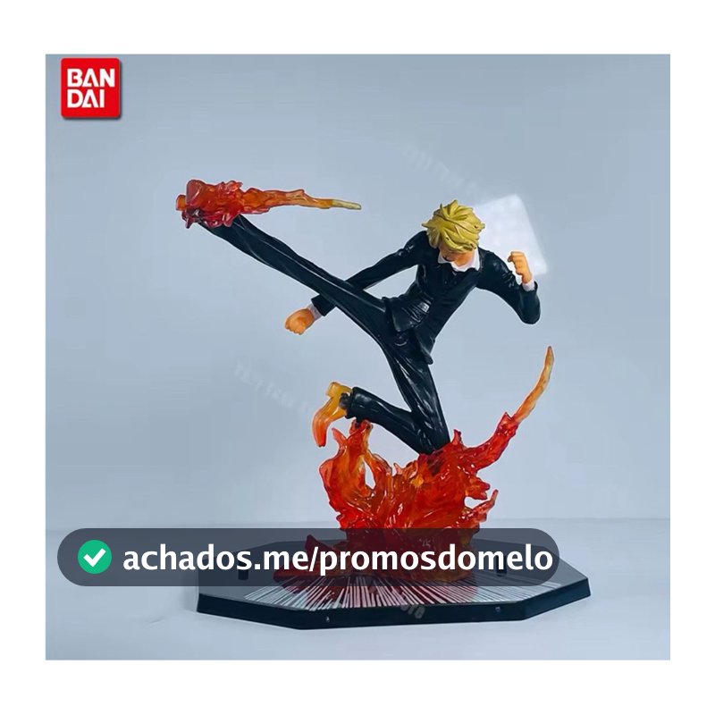 action figure Figura de Ação - Vinsmoke Sanji - Perna Negra - One Piece - Luffy