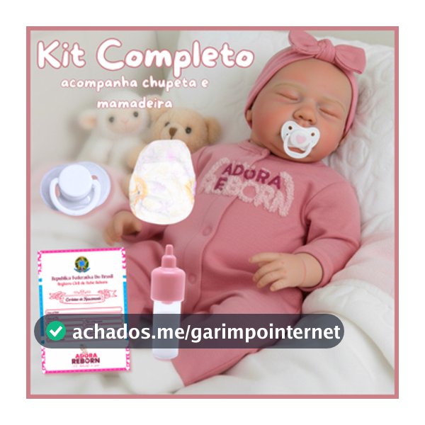 Boneca Bebê Reborn Menina Siliconada Com Envio Rápido e Itens