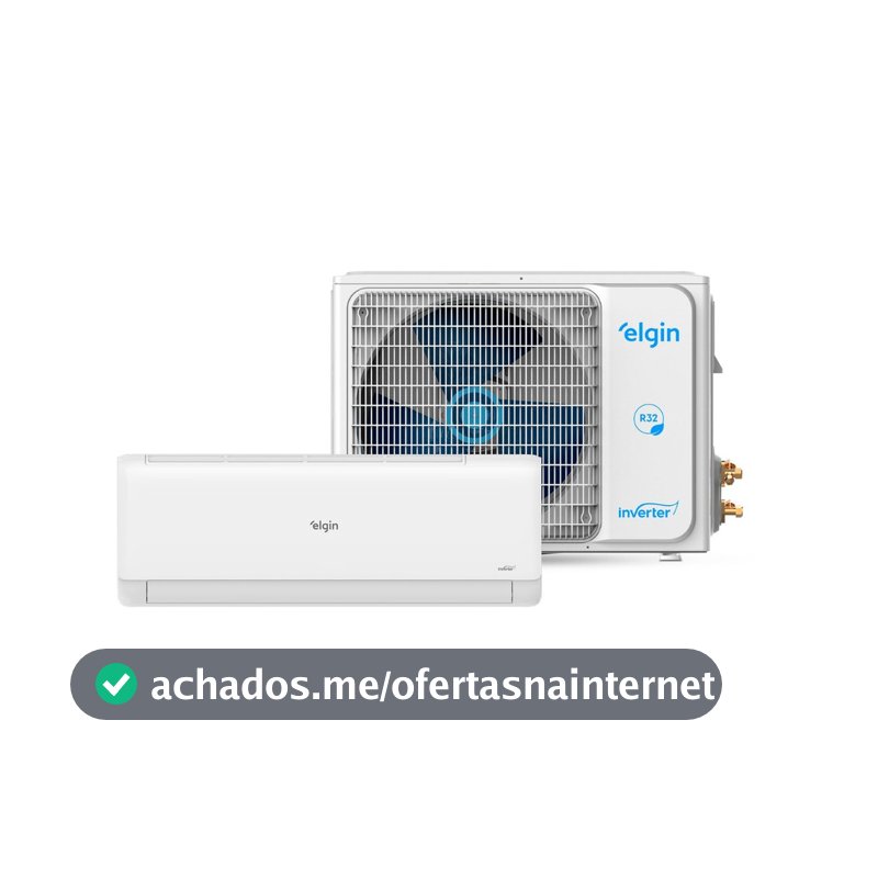 Ar Condicionado Elgin Split Hi Wall Eco Inverter Iii 12000 Btu Frio Wi-fi Hjfc12c2wgcg Branco 220