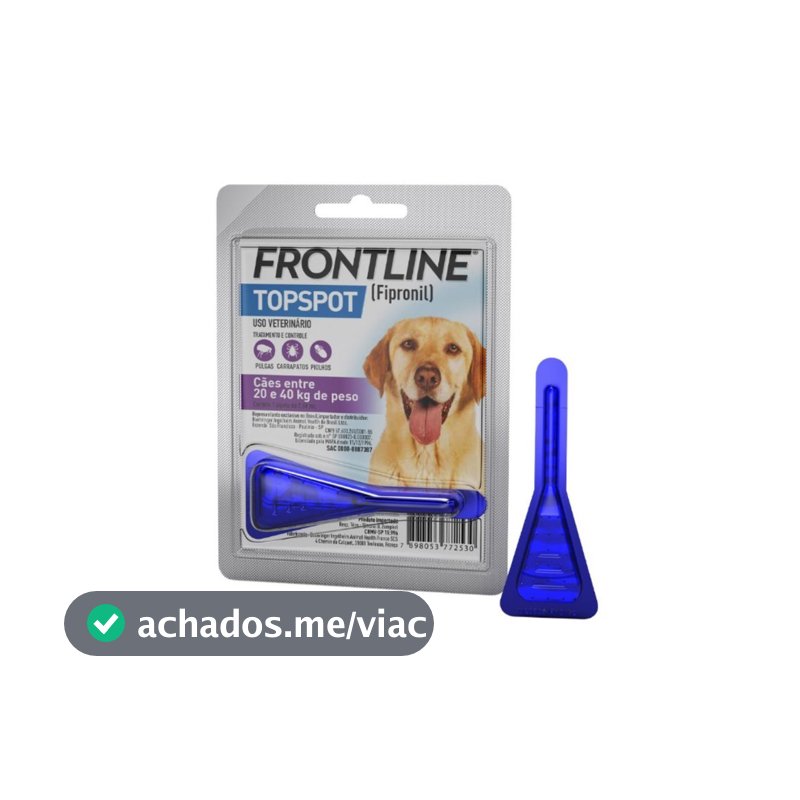Antipulgas e Carrapatos Frontline TopSpot Cão G 20 a 40kg