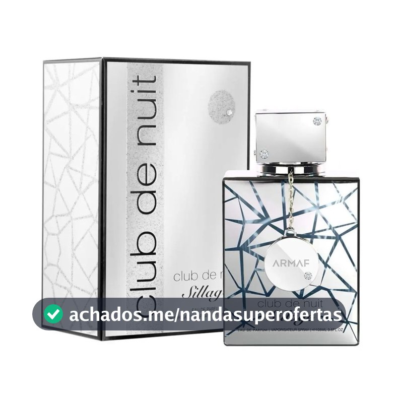 Perfume Armaf Club de Nuit Sillage EDP 105ml - Elegância e Sofisticação Unissex