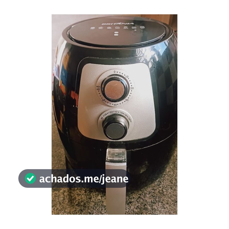 produto usado fritadeira elétrica Air fryer Britânia 3.5 litros 110v  usada